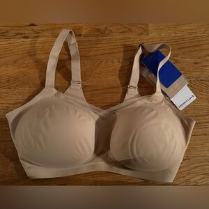 Honeylove Bra Liftwear Wireless Padded Support Rose/Tan, M+, NWT